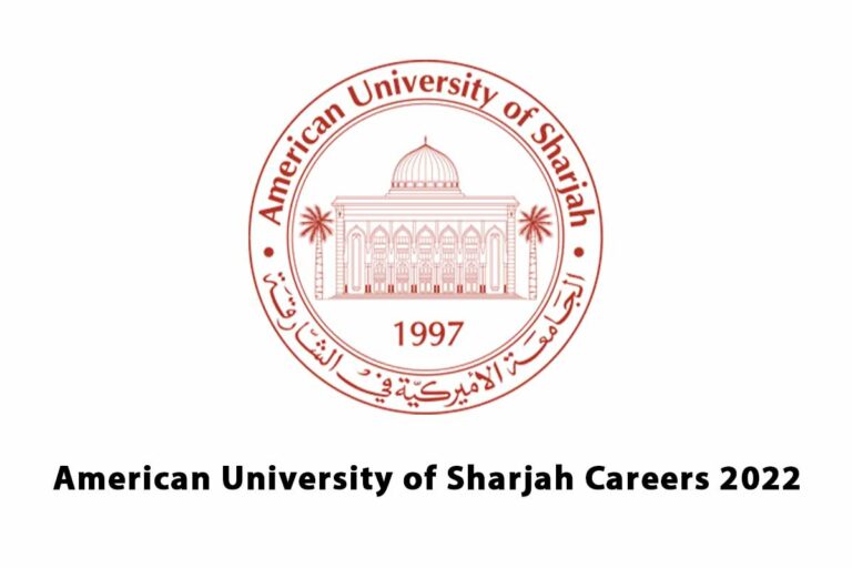 American University of Sharjah Careers 2022