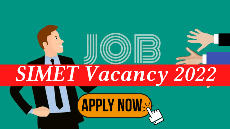 SIMET College Kerala Recruitment 2022