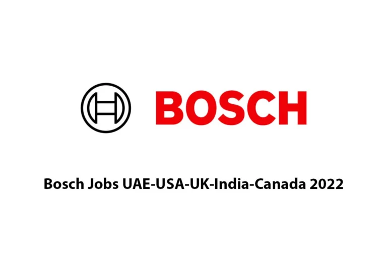 Bosch Jobs UAE-USA-India-Canada 2022
