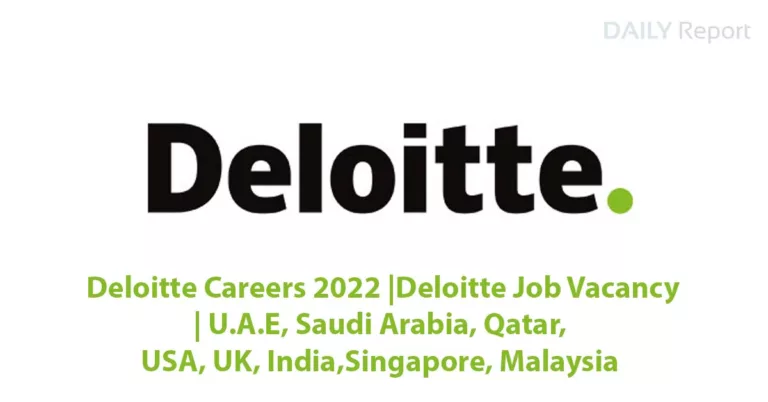 Deloitte Careers 2022 |Deloitte Job Vacancy