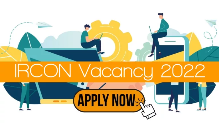 IRCON Recruitment 2022 – 16 Site Manager Vacancies