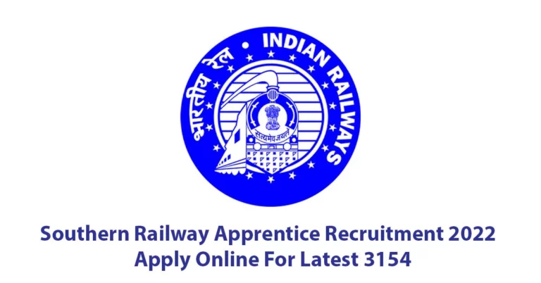 Southern Railway Apprentice Recruitment 2022
