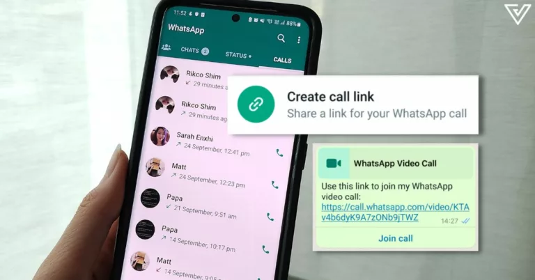WhatsApp Call Links Feature