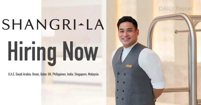 Shangri la Hotel Careers Jobs UAE-USA-UK-KSA-Canada-Oman-India 2022