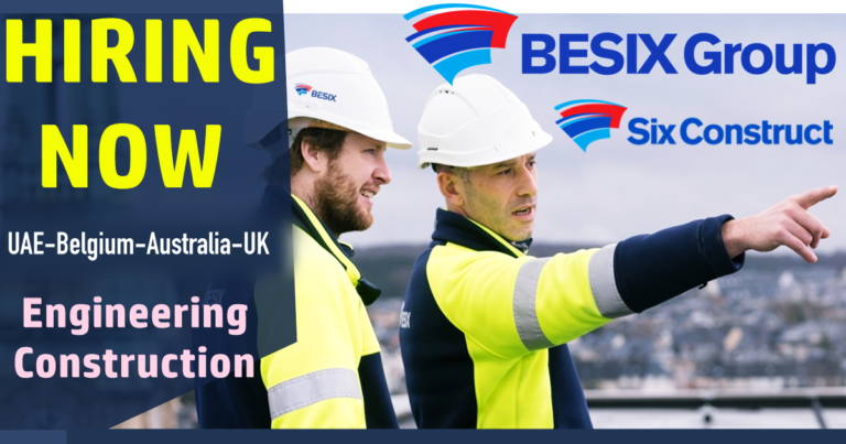 BESIX Jobs UAE-Belgium-Australia-UK-KSA 2023