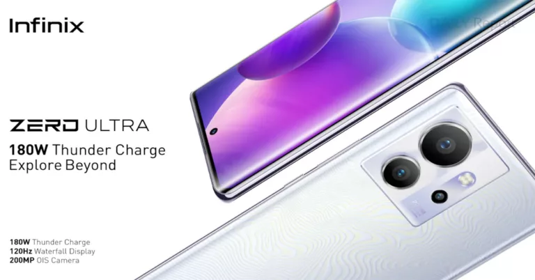 Infinix Zero Ultra 5G with 200MP camera and 180W charging