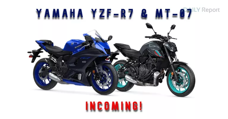 Yamaha YZF-R7, MT-07 launch